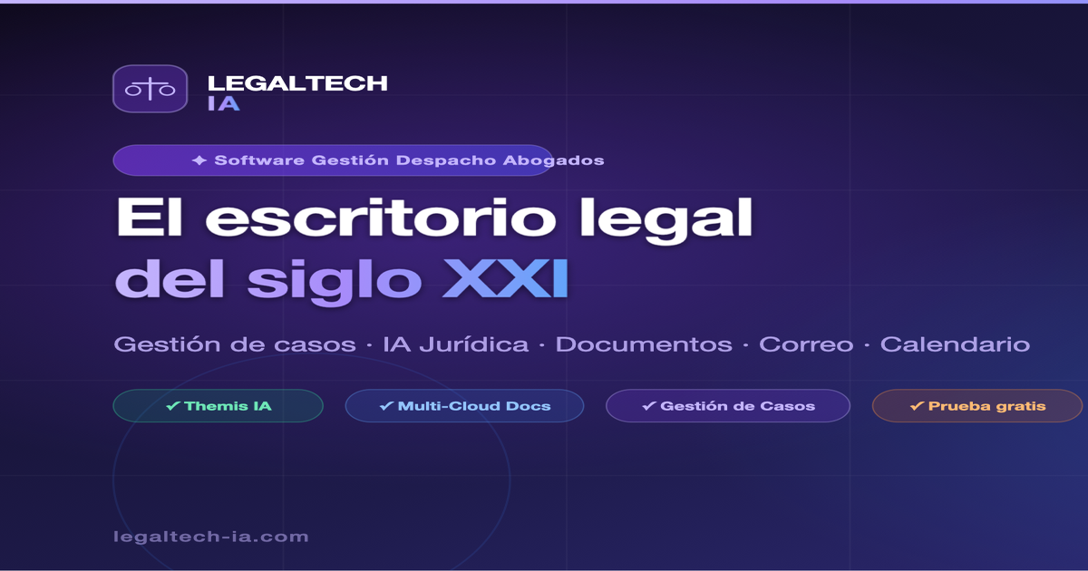 Imagen corporativa de LEGALTECH IA